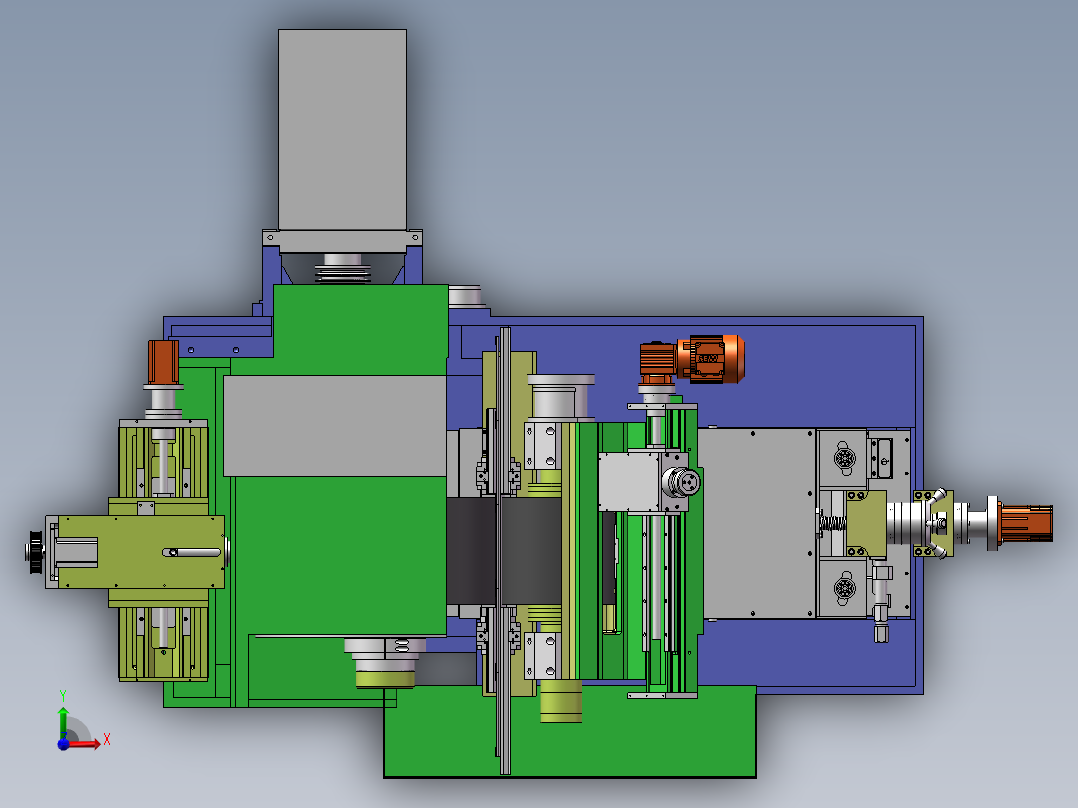 圆周磨削抛光设备sw18前视图