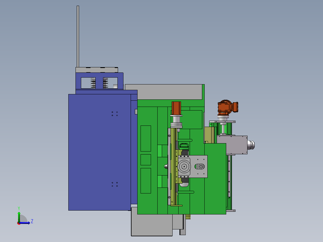 圆周磨削抛光设备sw18左视图