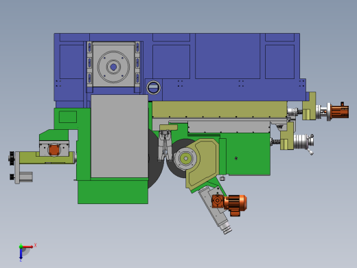 圆周磨削抛光设备sw18俯视缩略图