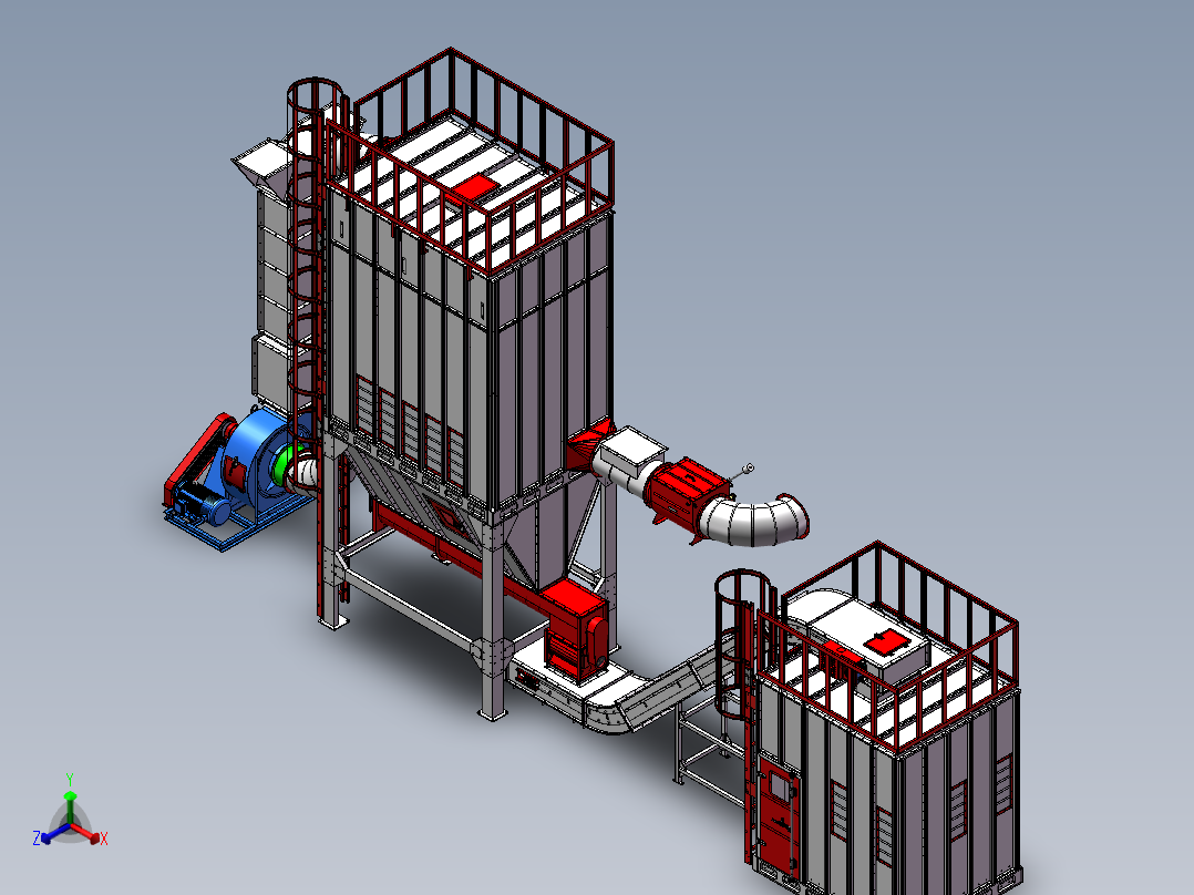 木工刮板料仓除尘器sw15可编辑