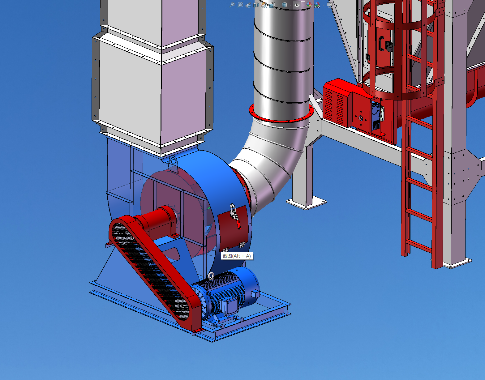 木工刮板料仓除尘器sw15可编辑
