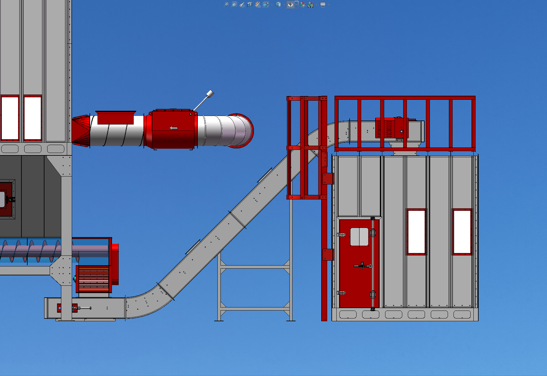 木工刮板料仓除尘器sw15可编辑