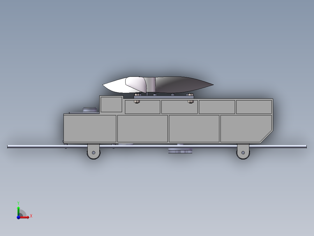 爬墙机器人sw18可编辑前视图