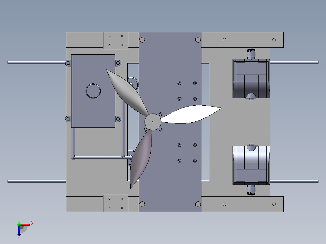 爬墙机器人sw18可编辑俯视图