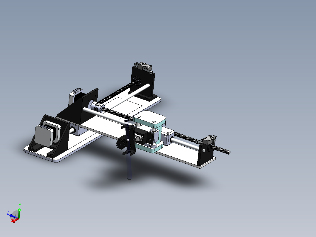 基于PLC的雕刻机控制系统设计+计算说明+仿真+程序+三维
