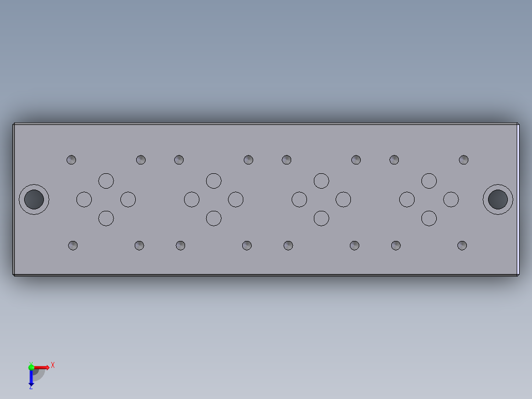 YUKEN EUROPE LTD-4 STATION液压元件俯视图