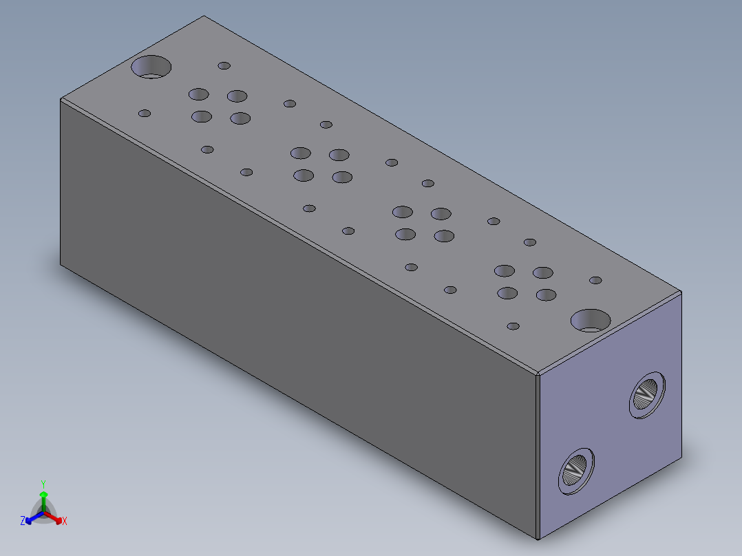 YUKEN EUROPE LTD-4 STATION液压元件正等轴测图