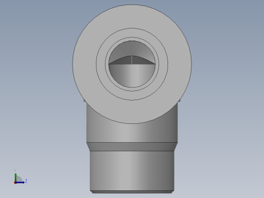 法兰接头、1DFL9-36-20左视缩略图