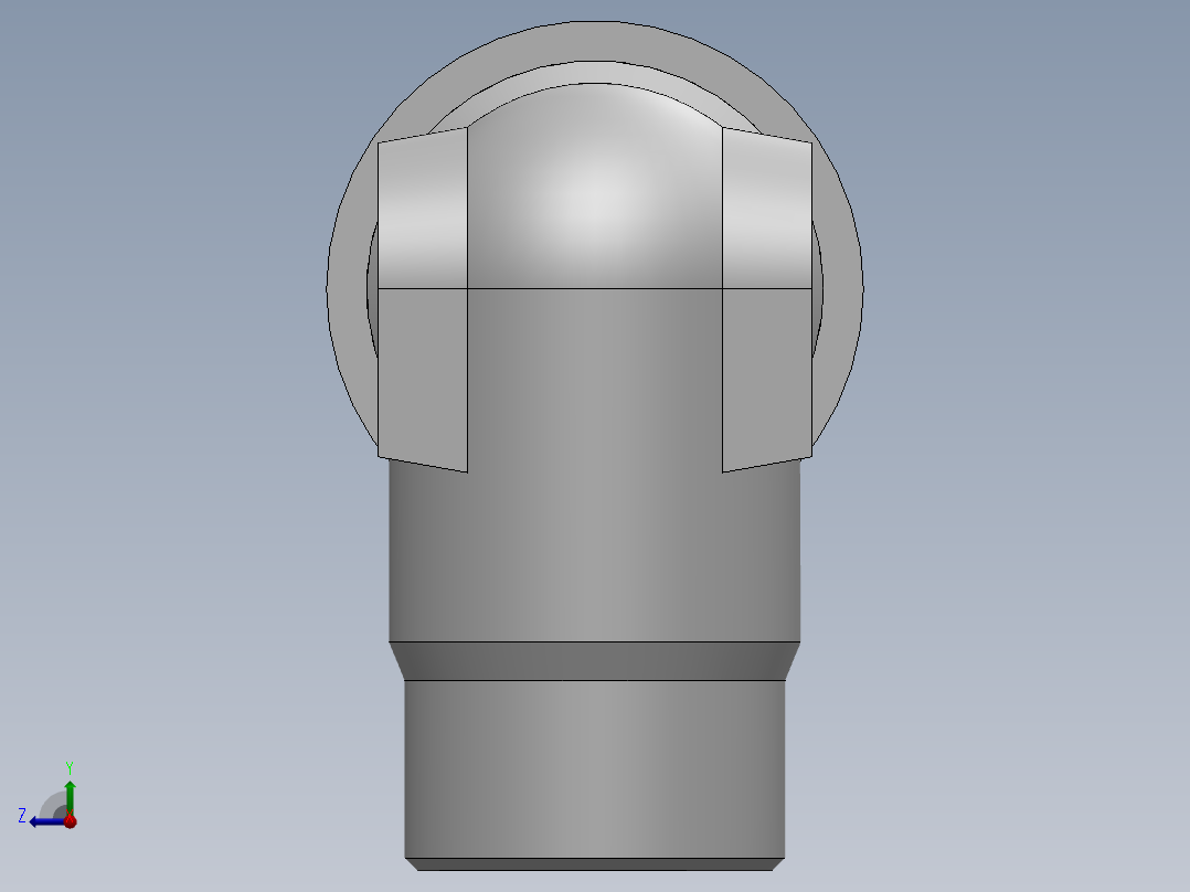 法兰接头、1DFL9-36-20右视图