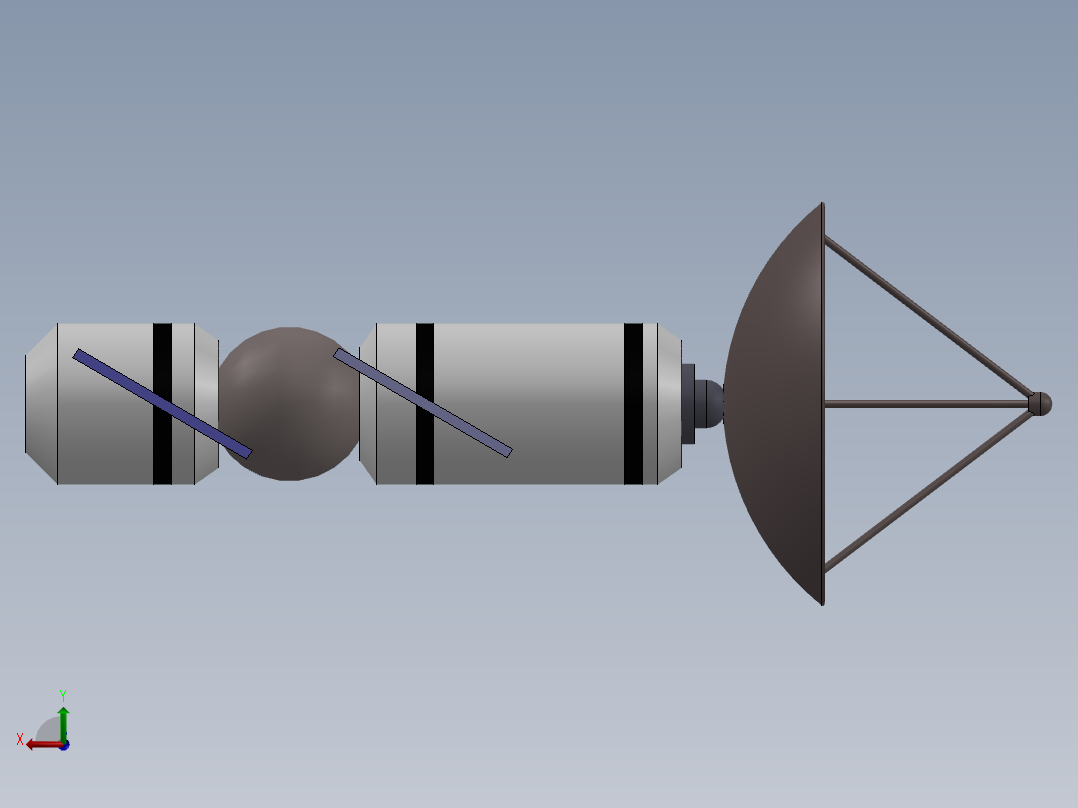 卫星、空间站(37)后视图