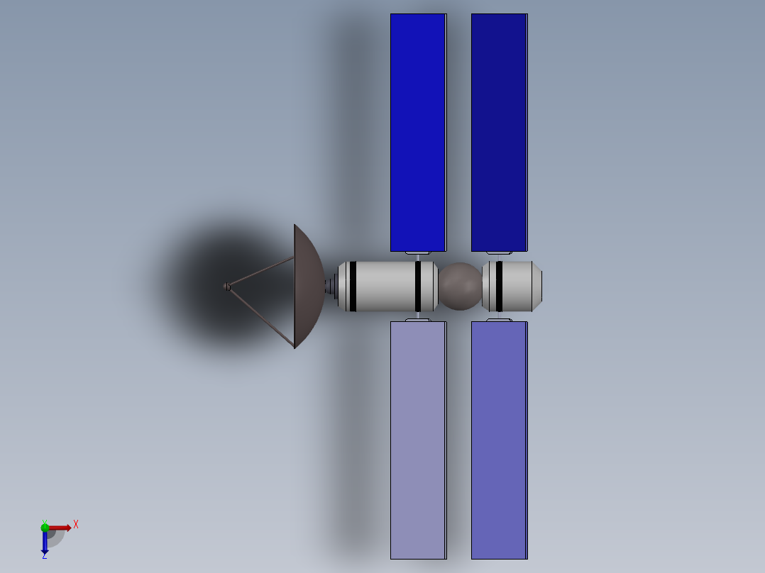 卫星、空间站(37)俯视图