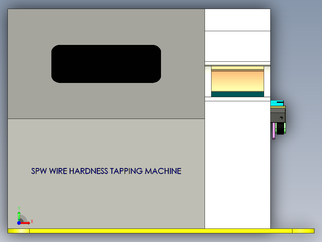 B2004256-线束胶带机前视图
