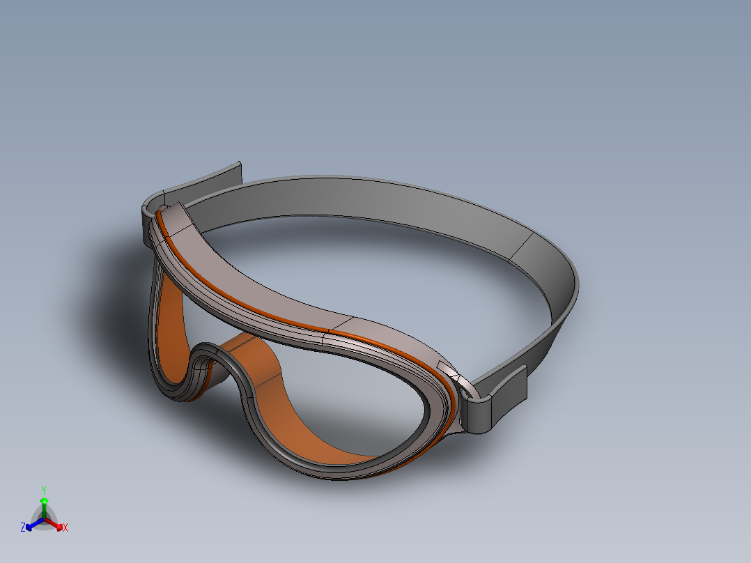 眼镜、墨镜(33)正等轴测图