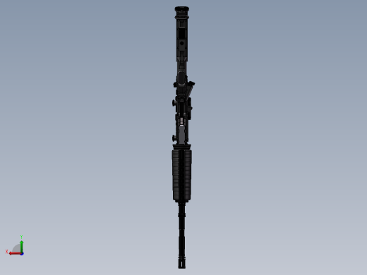 手枪左轮冲锋枪老式狙击步枪设计3D图纸m-4-a1-1 2 IGS SW INV UG X_T后视缩略图