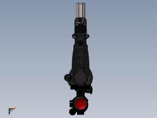 手枪左轮冲锋枪老式狙击步枪设计3D图纸m-4-a1-1 2 IGS SW INV UG X_T俯视缩略图