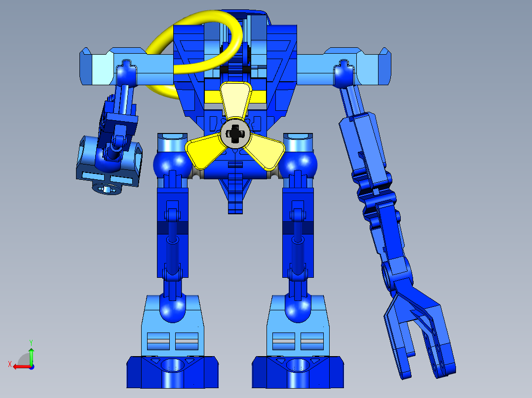 喷漆机器人后视图