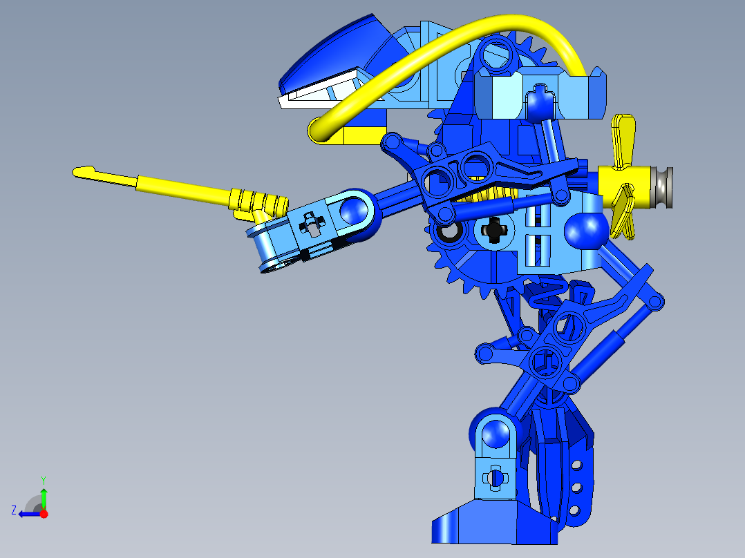 喷漆机器人右视图