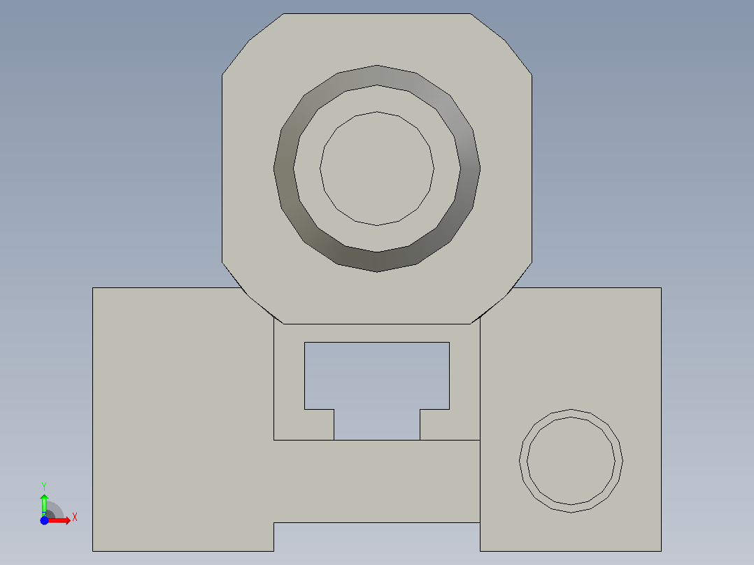 23LM001標準件-氣缸-缸體-CDJ2B10-100-A73H前视图