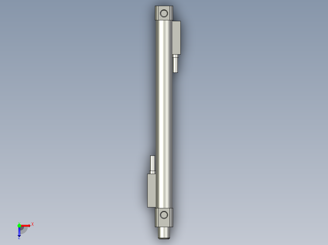 23LM001標準件-氣缸-缸體-CDJ2B10-100-A73H俯视图