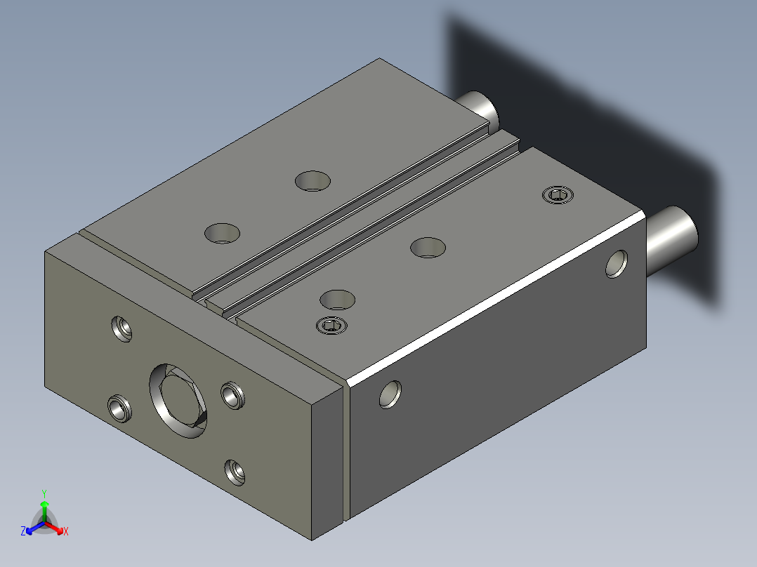 170941_DFM-40-80-P-A-KF带导杆气缸正等轴测图