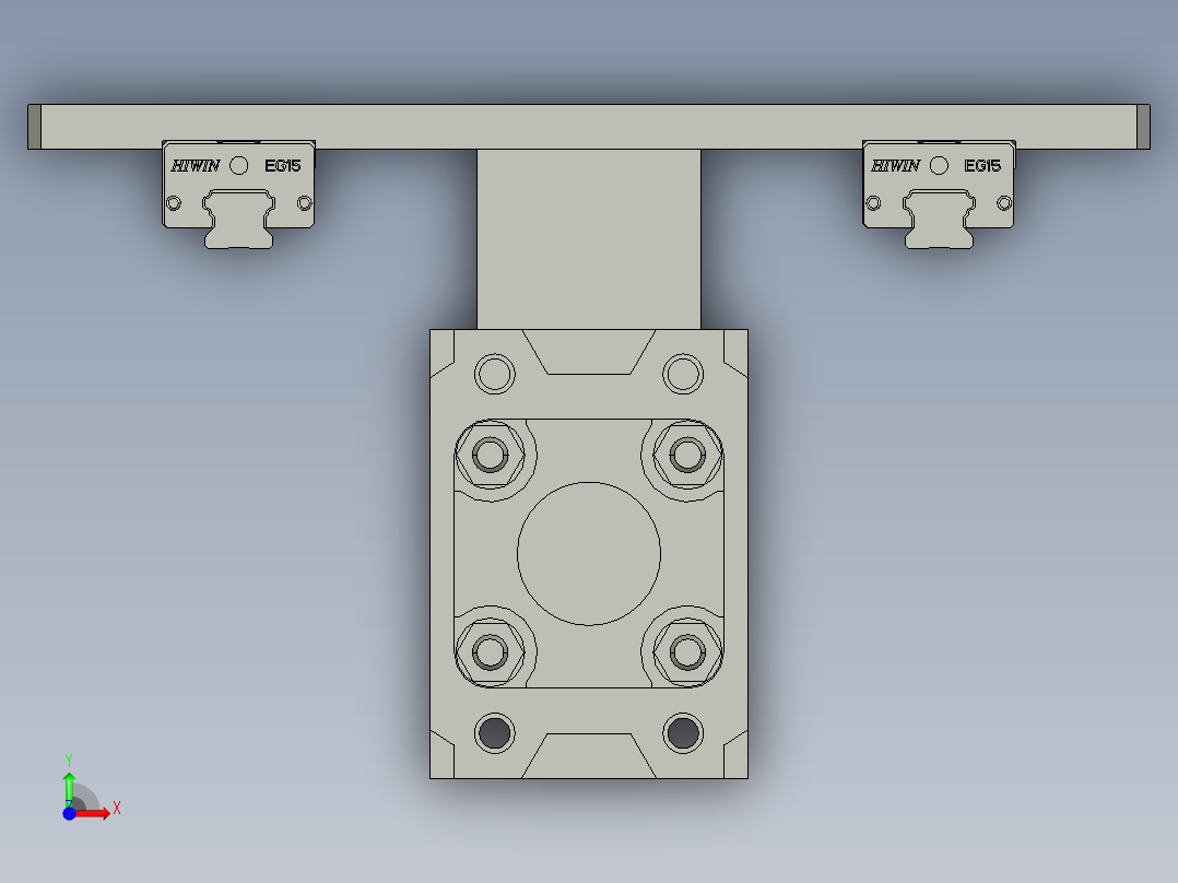 P2989UV灯移动机构前视图