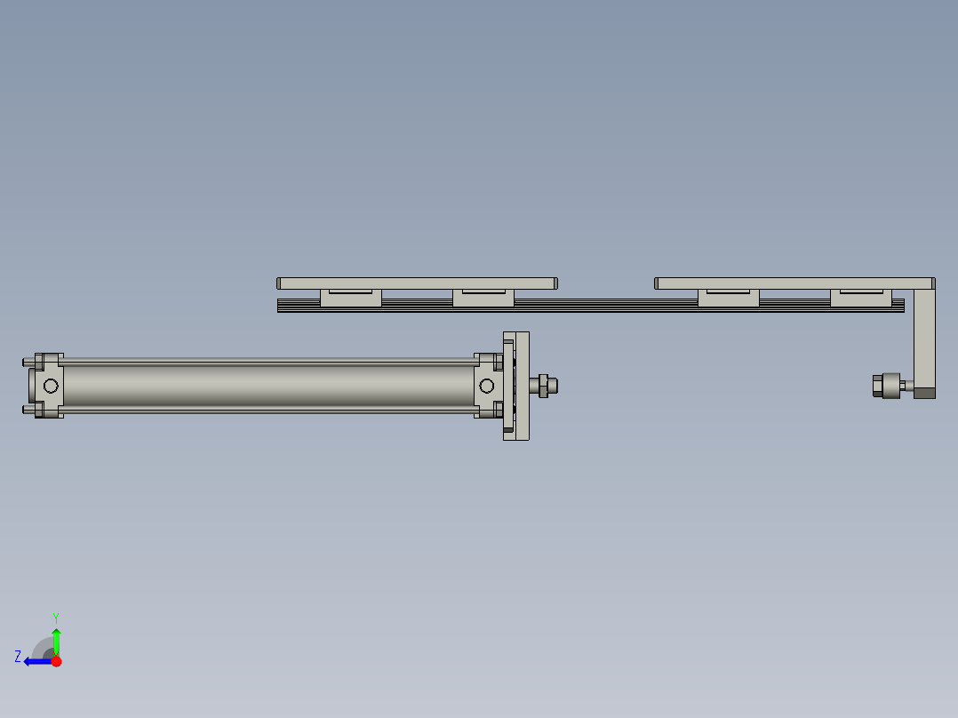 P2989UV灯移动机构右视图