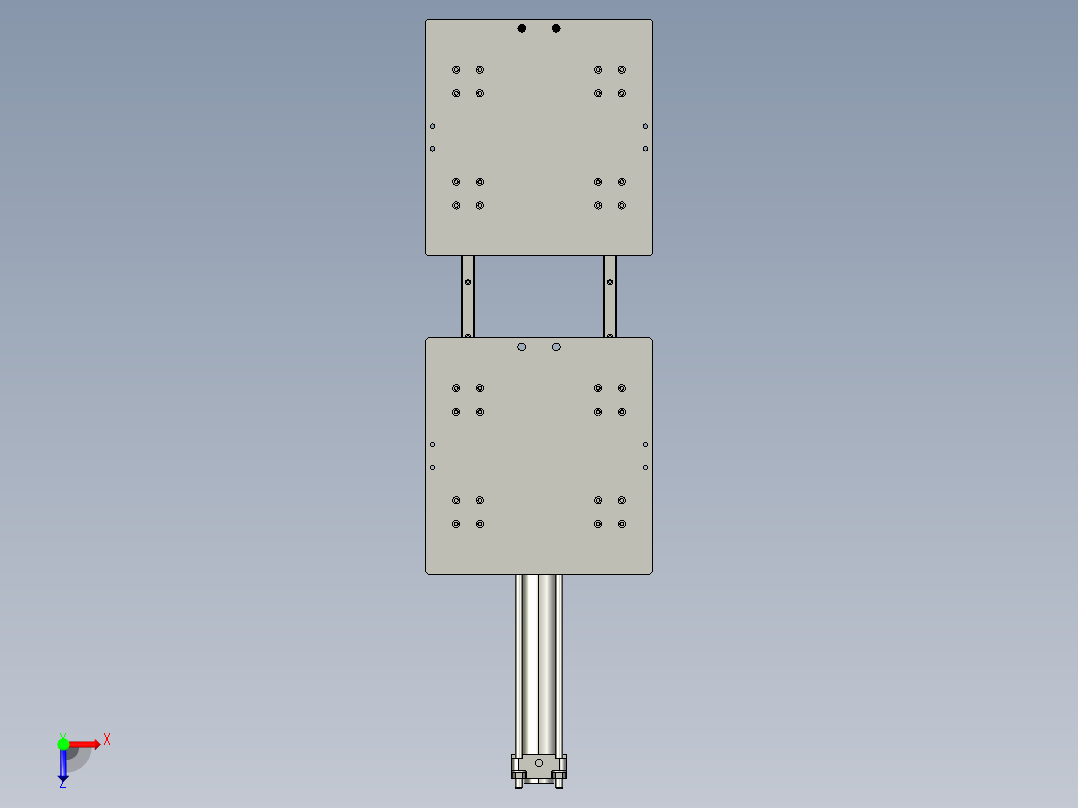 P2989UV灯移动机构俯视图