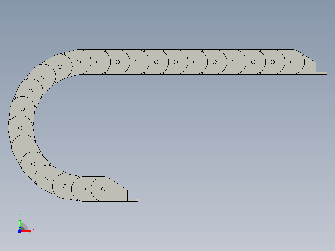 电缆保护链SZ16F-4-100-22MISUMI-2-66-33-AAA前视图