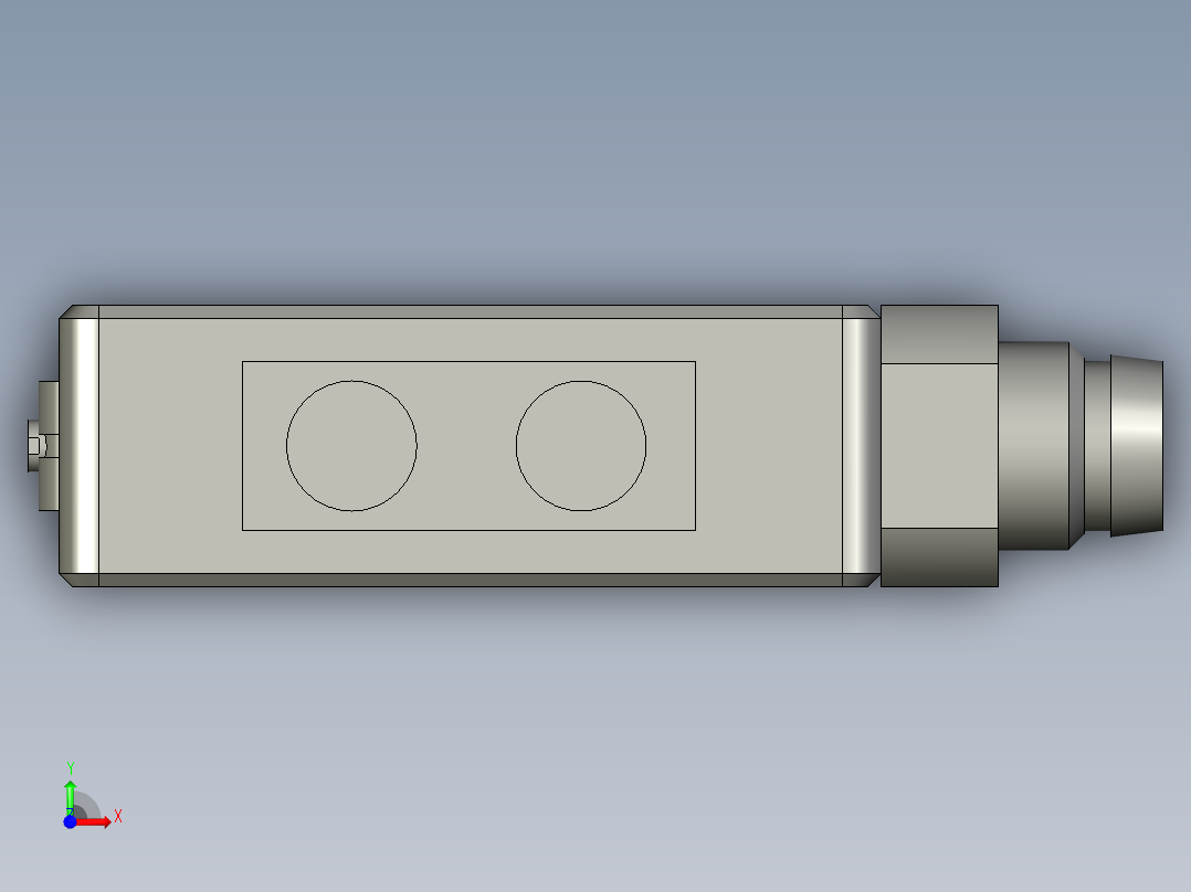 BALLUFFBOS5K-PS-RD11-S75传感器前视图
