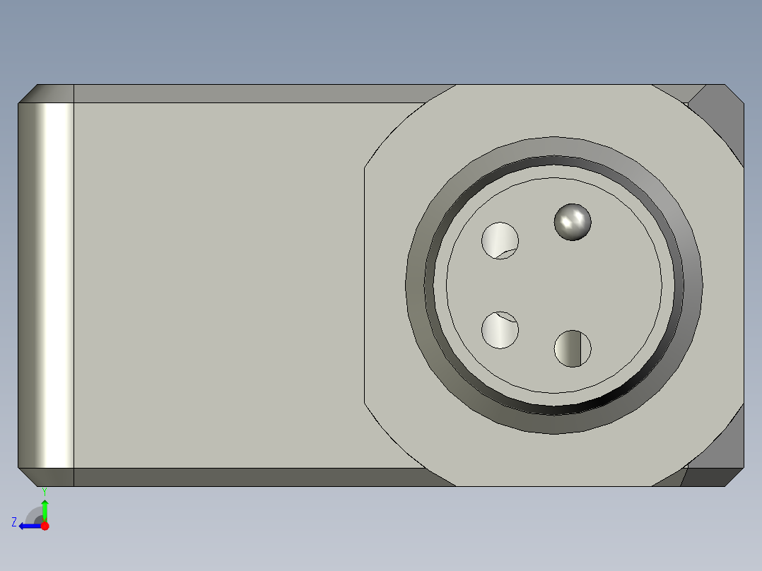 BALLUFFBOS5K-PS-RD11-S75传感器右视图