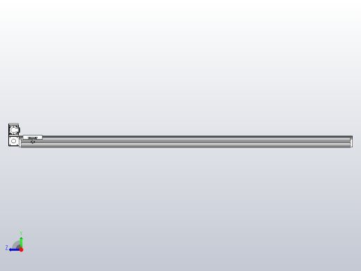 皮带直线轴半封闭可选导轨TPA-HNB-140D-120-L2000-LU-Y-P40-N3右视缩略图