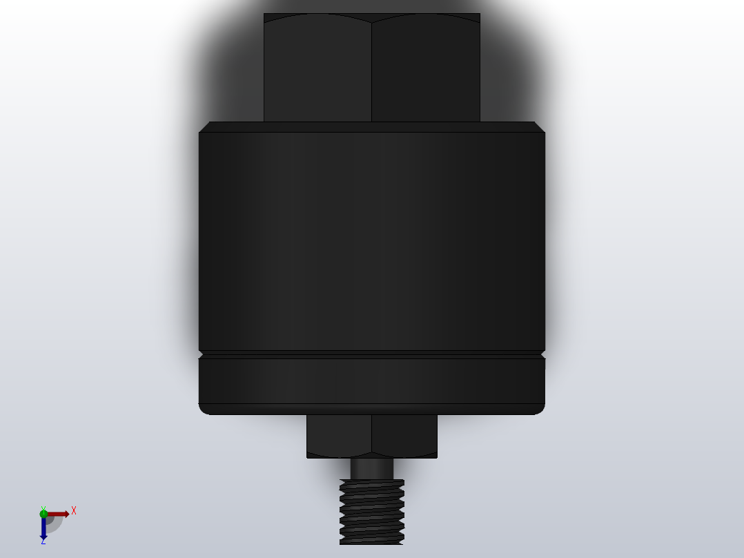 HJB系列浮动接头╱薄型气缸专用型[HJB12-3-050-X11]俯视图