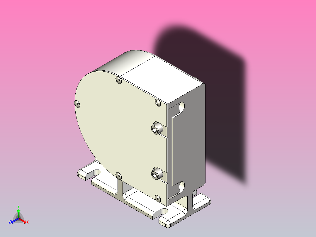 可爱的小实验泵。主视图
