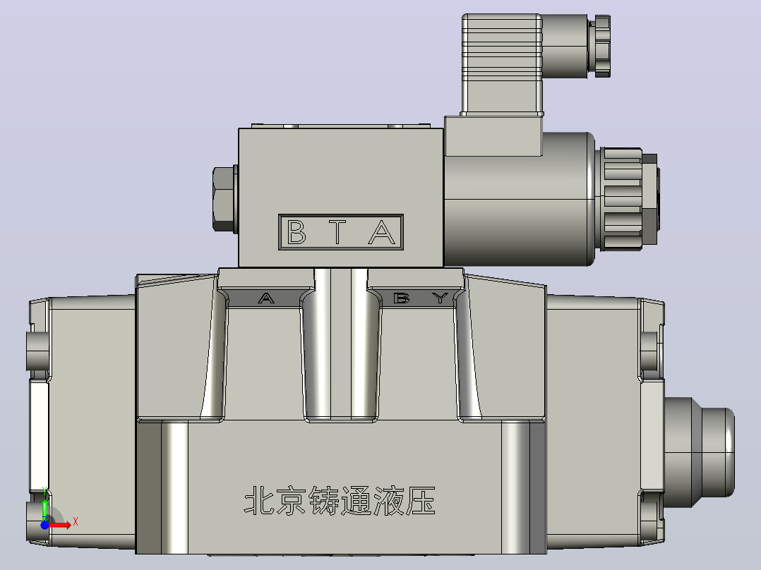 WEH16通 电液换向阀[H-3WEH16 电液换向阀]前视图
