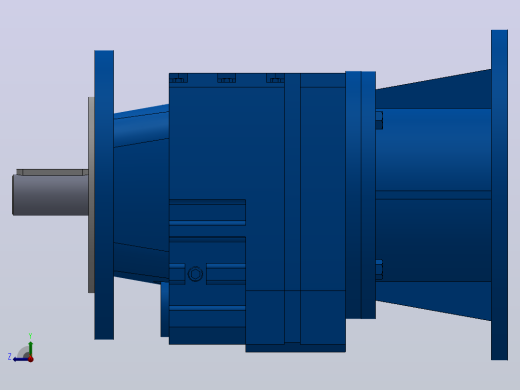 RF17ZP斜齿轮减速机RF17-5.76-M1-P71-Φ140右视缩略图