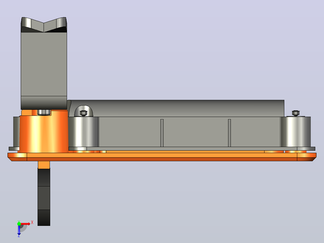 用手柄GN115-10SC锁定BERGER工具俯视图