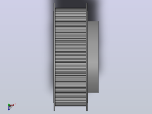 小凸缘型梯形齿同步带轮T10型_ST10DC-44-40-dc20-A俯视缩略图