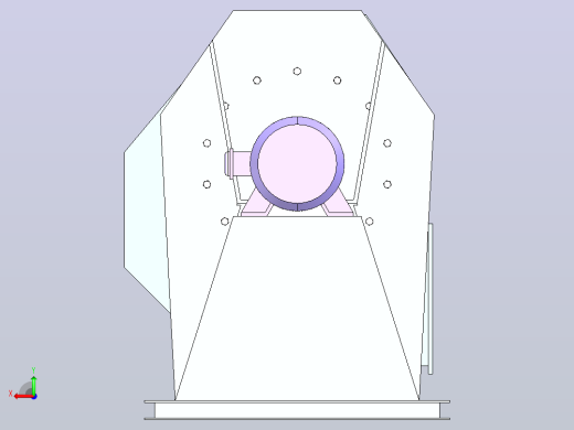 SAB-ZG-Ⅰ工业中压离心风机（D式)[ZG-Ⅰ（D式)]后视缩略图