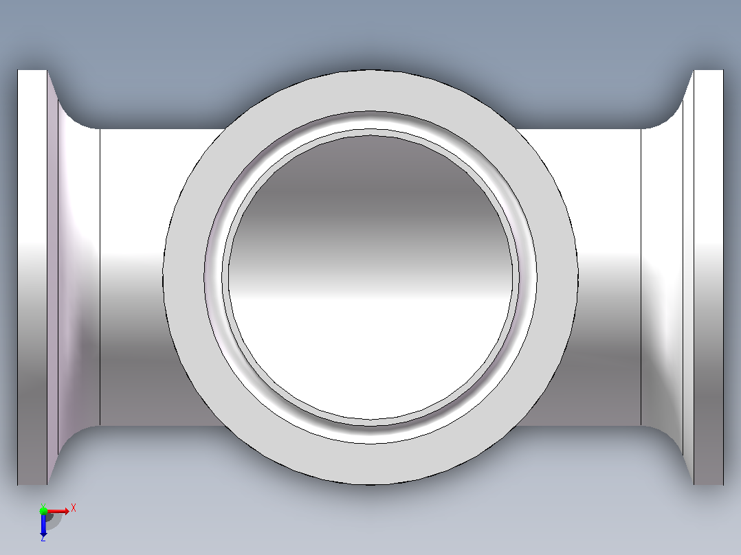 S7MP 卡式三通[S7MP-4]俯视图