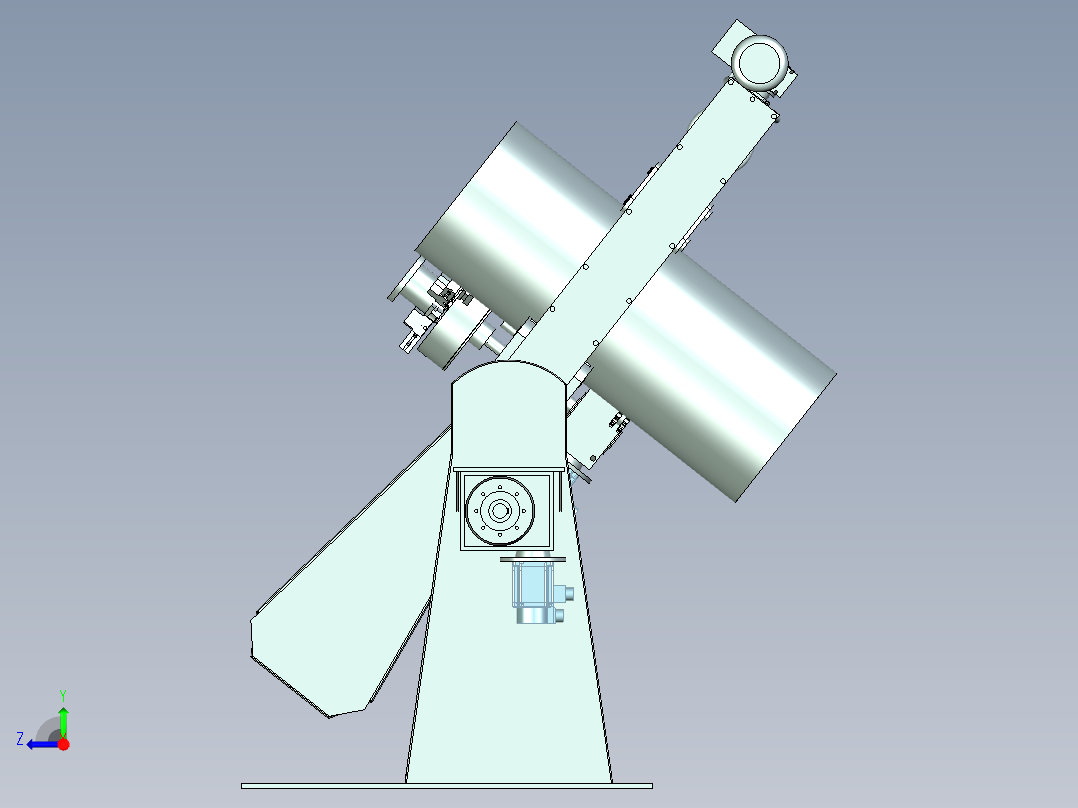圆管自动化柔性夹紧设计X_T右视图