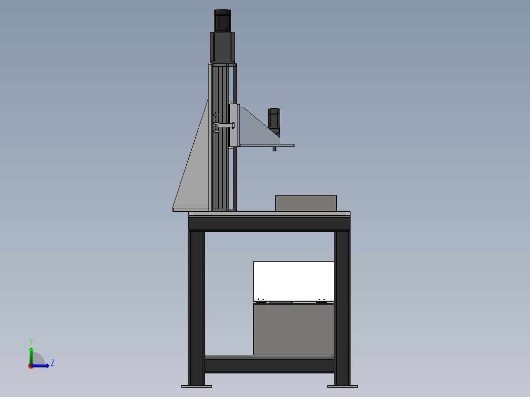 齿环研磨机sw16可编辑左视图