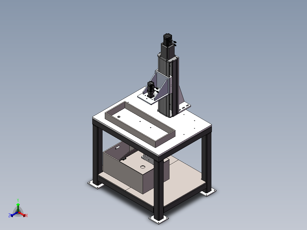 齿环研磨机sw16可编辑正等轴测图