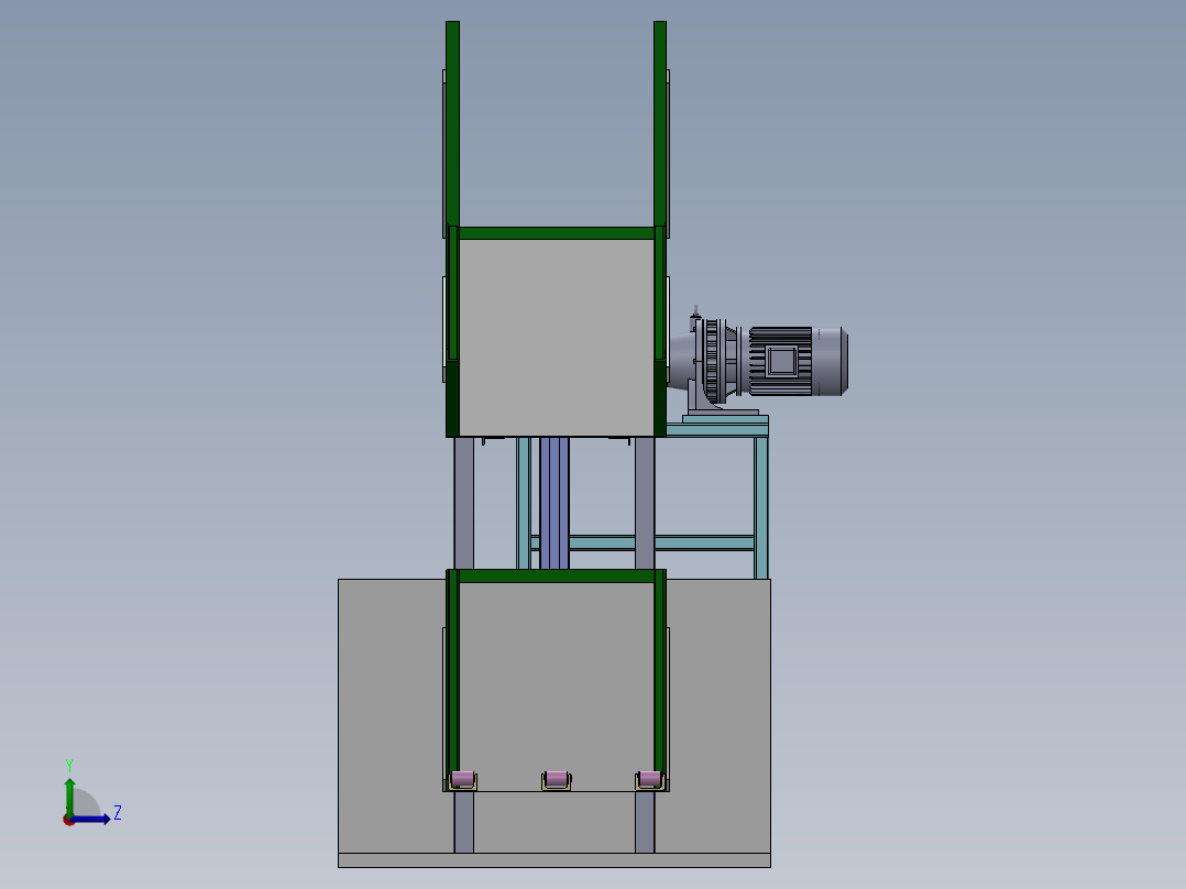 翻斗式往复升降机构sw20可编辑