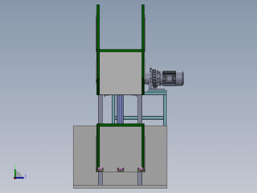 翻斗式往复升降机构sw20可编辑