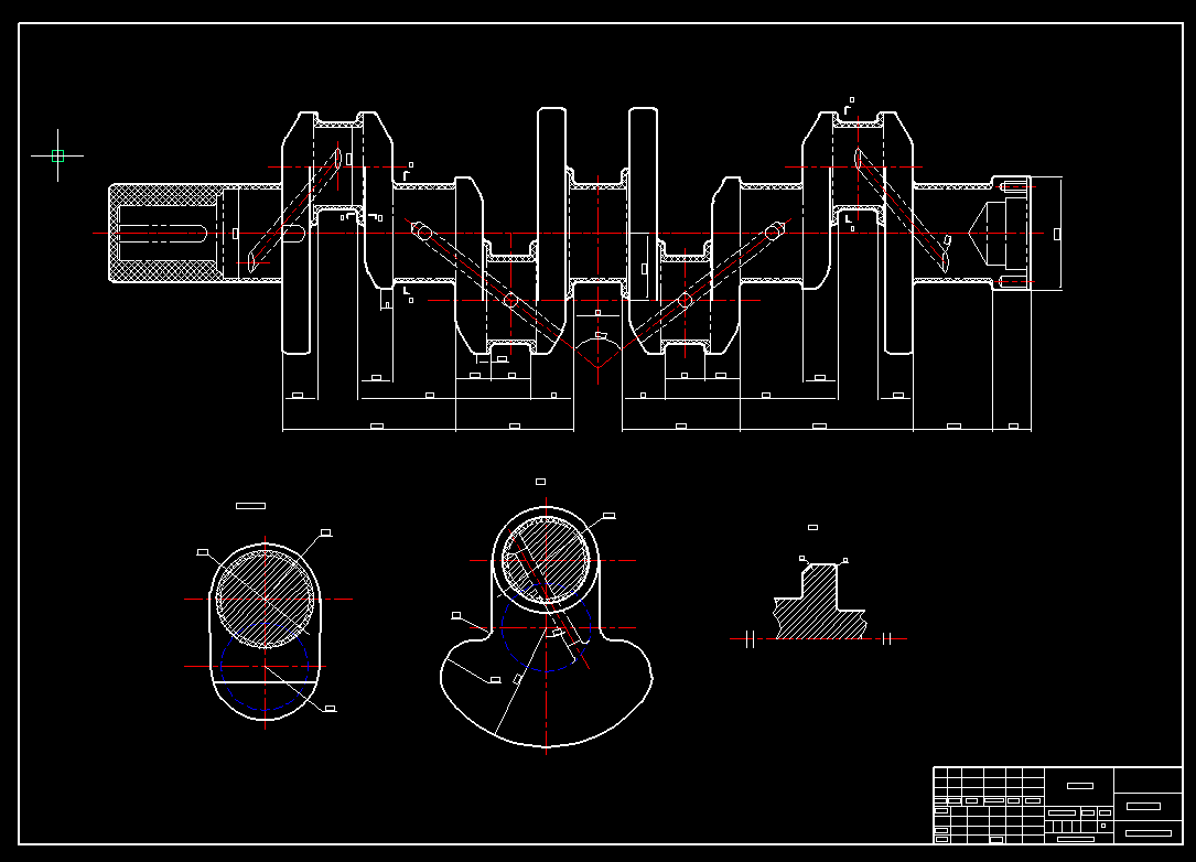 机械毕业设计-0073-工艺夹具-四缸柴油机曲轴工艺及钻床专用夹具（曲轴斜油孔）设计