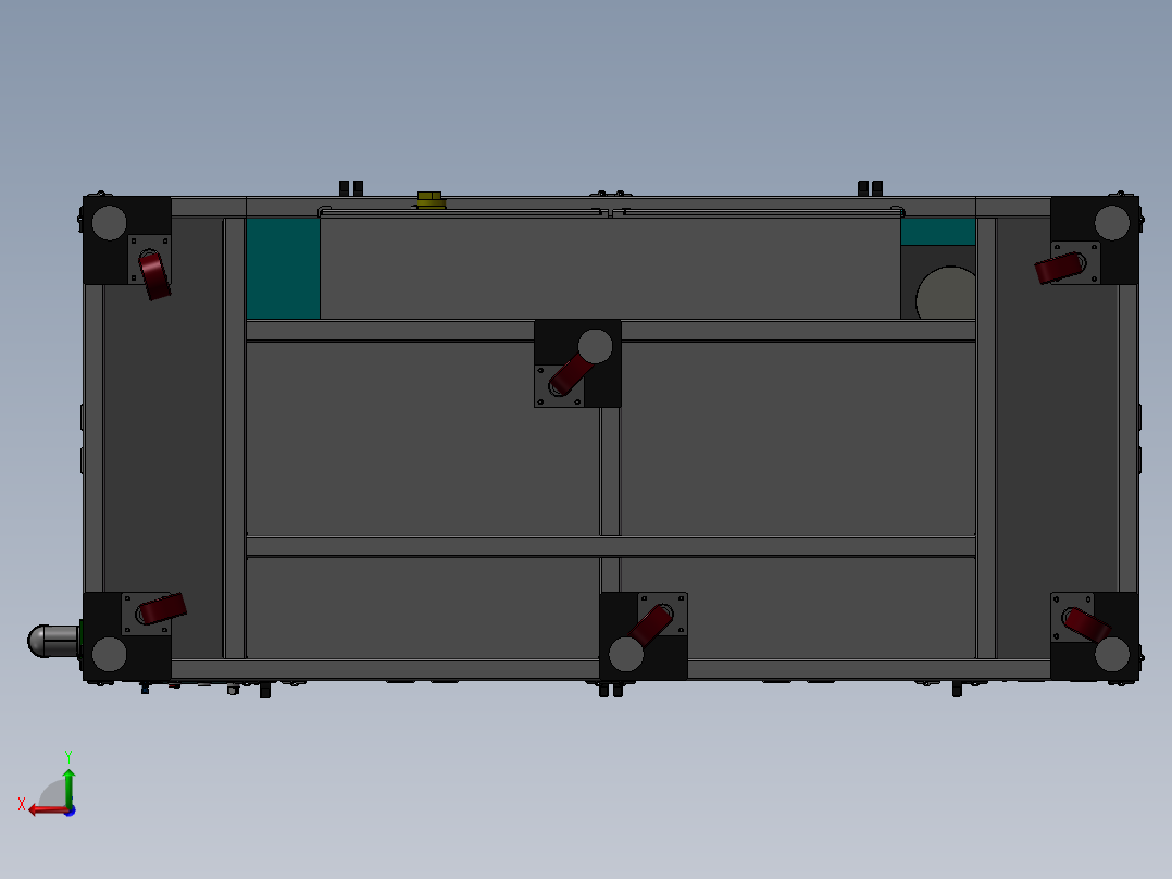 凸轮送料自动打螺丝非标设备后视图