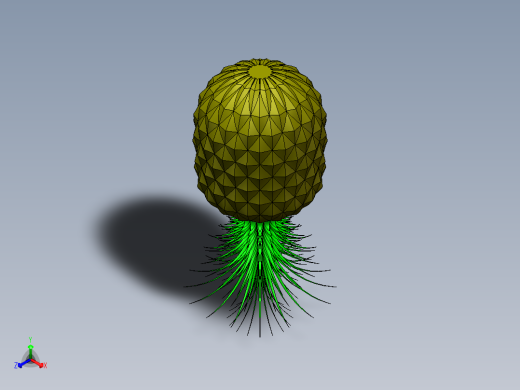 菠萝（扫描和放样练习正等轴测缩略图