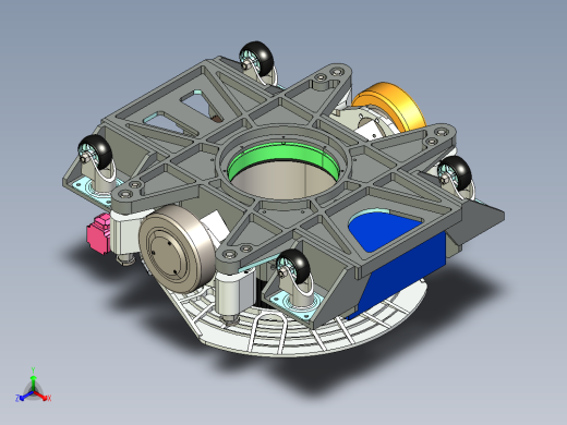 丝杠顶升仓储AGV