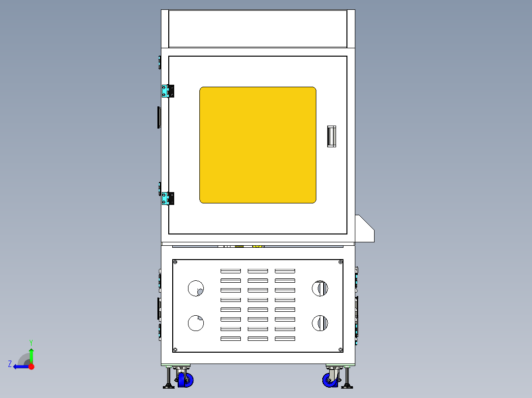 手机内部结构焊接机右视图