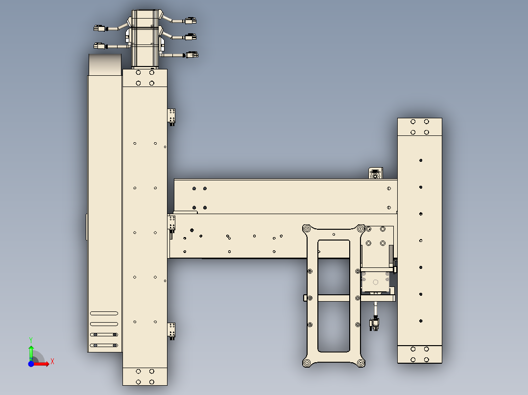 直角坐标三轴爪手911164前视图